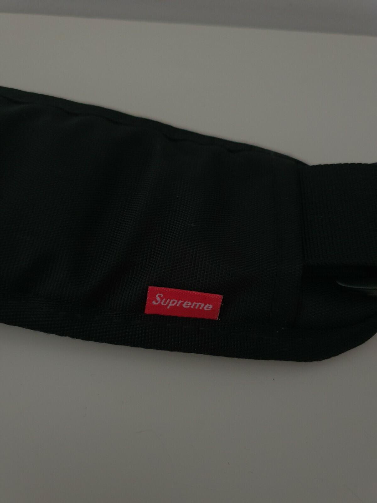 FW19 Supreme black duffle bag messenger box logo Water Resistant Duffel Gym