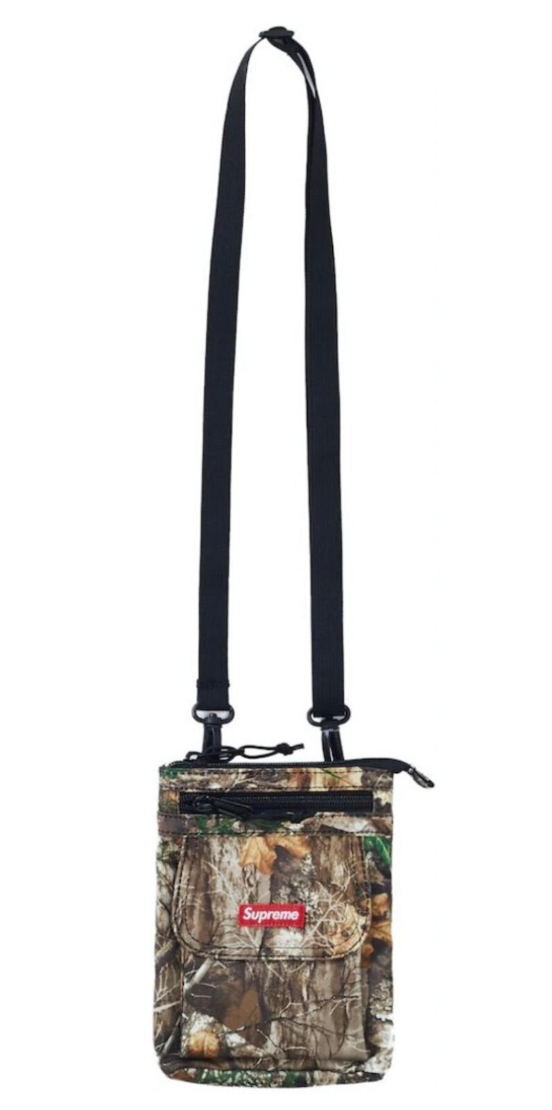 FW19 Supreme Umhängetasche Realtree Camo kleines Box-Logo Cordura wasserabweisend