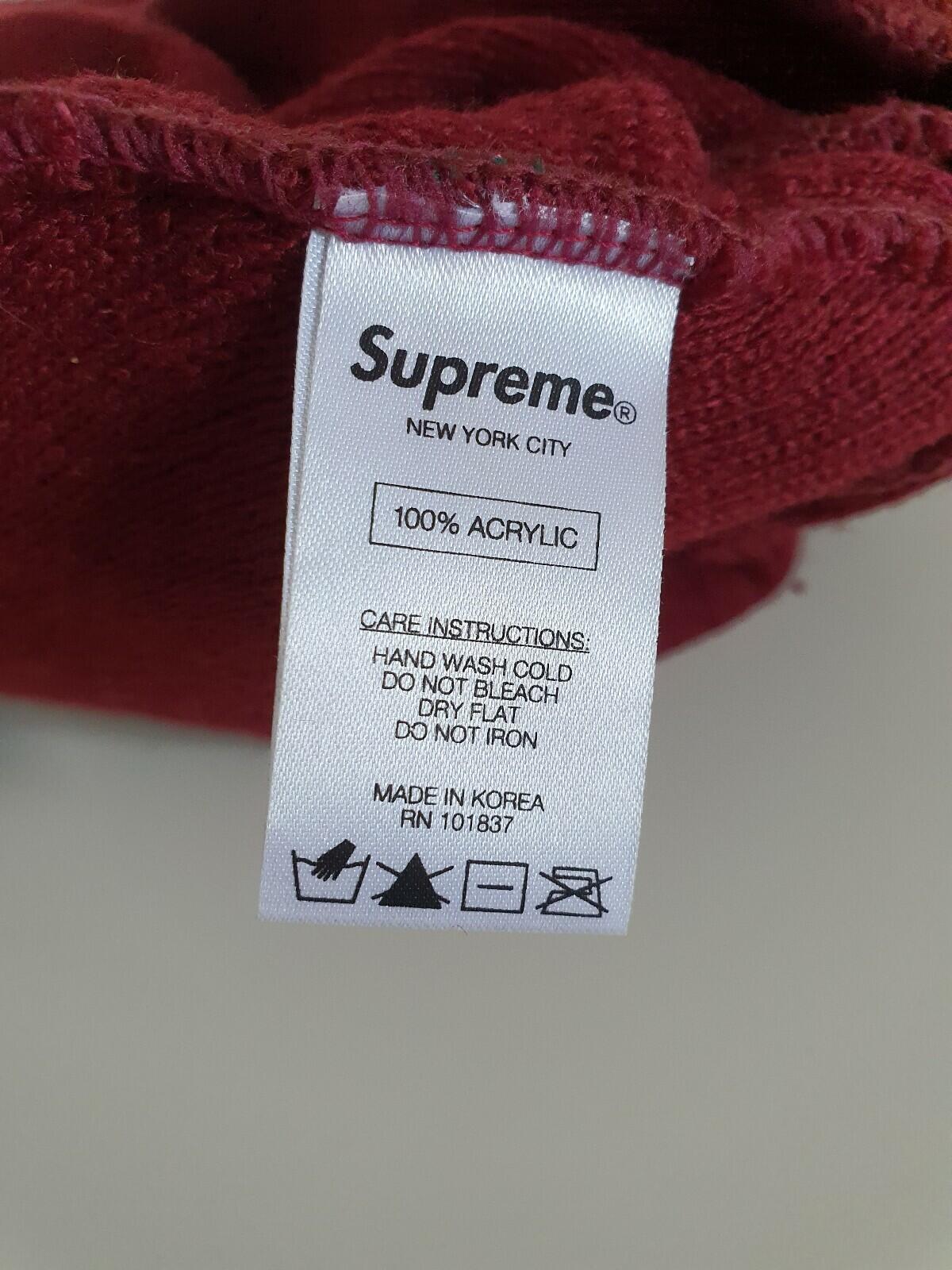 FW13 Supreme Jesus Beanie Burgundy