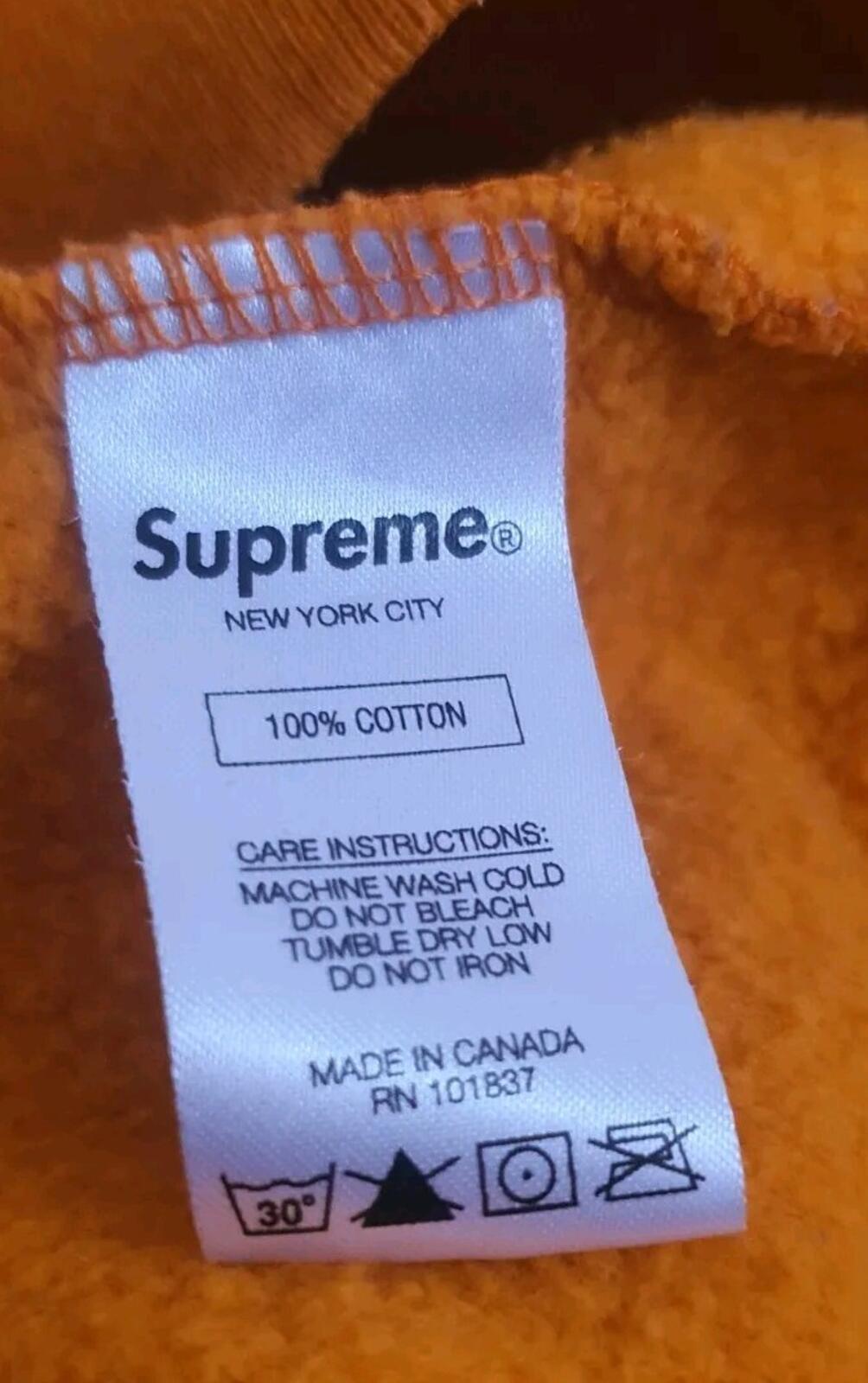 SS17 Supreme Vampirella Kapuzenpullover Größe M medium Hoodie orange