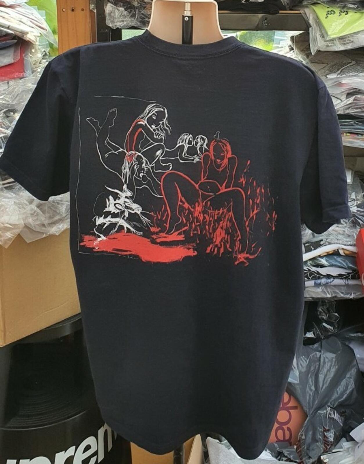 FW19 Supreme Heroines Tee Navy Size L