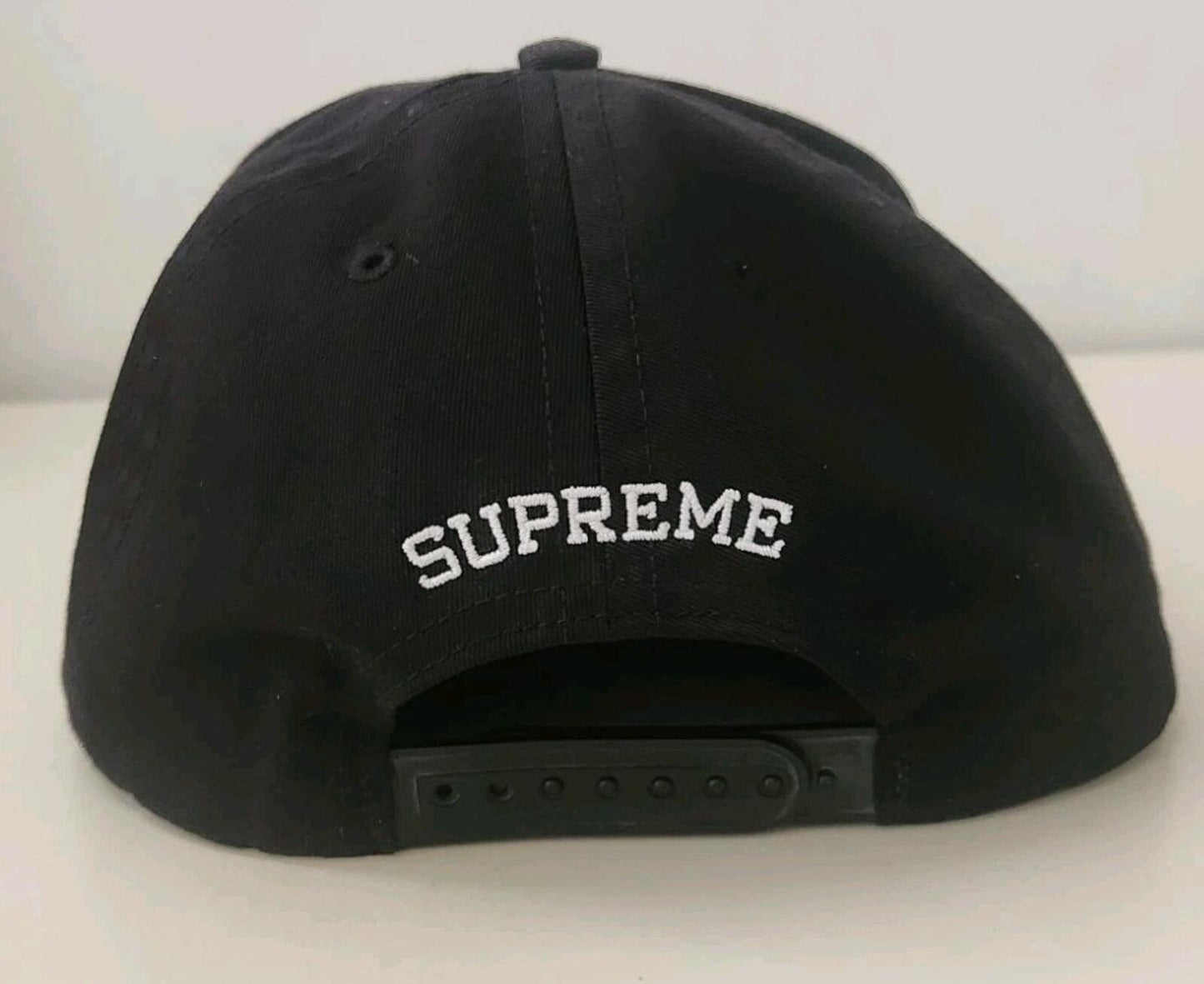FW16 Supreme Astronaut Hologram 5-panel Black Cap Hat