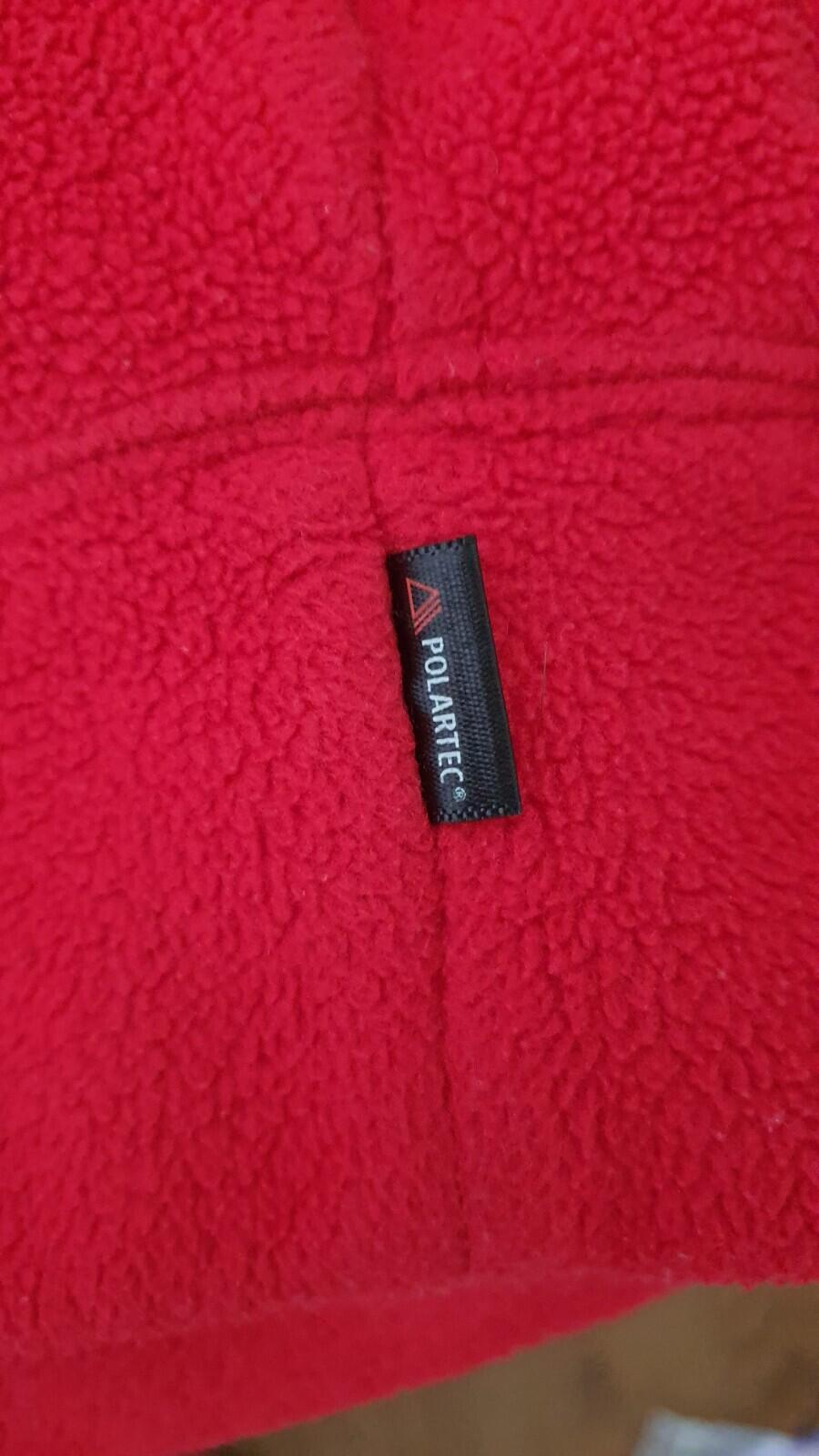 FW20 Supreme Polartec Hooded Sweatshirt Red Size XL