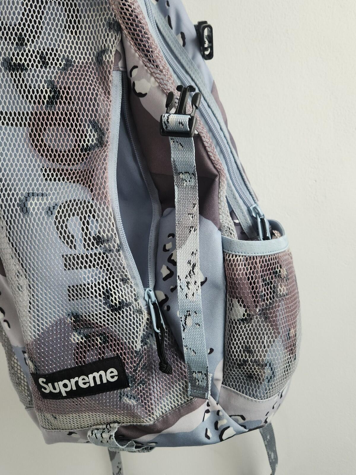 SS20 Supreme backpack Cordura Bag Mesh Blue Chocolate Chip Camo Rucksack