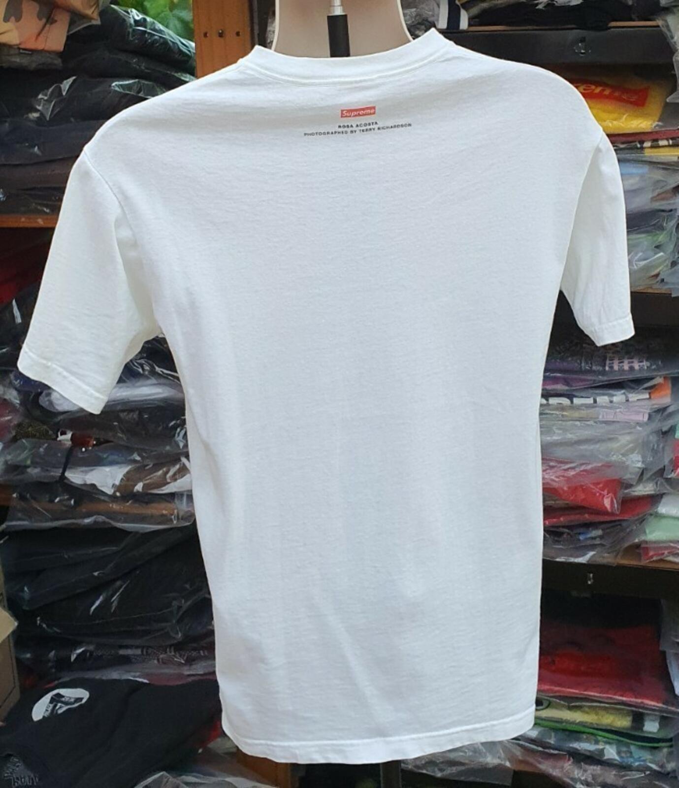 FW09 Supreme x Rosa Acosta Tee M medium white T-shirt Terry Richardson Very Rare