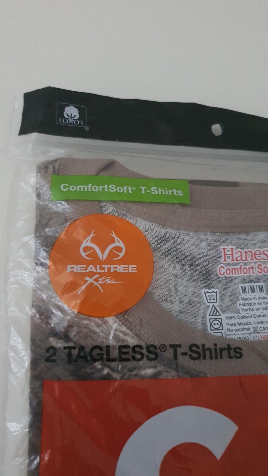 FW17 Supreme Hanes Realtree Tagless Tees (2 pack) size M medium New And Unopened
