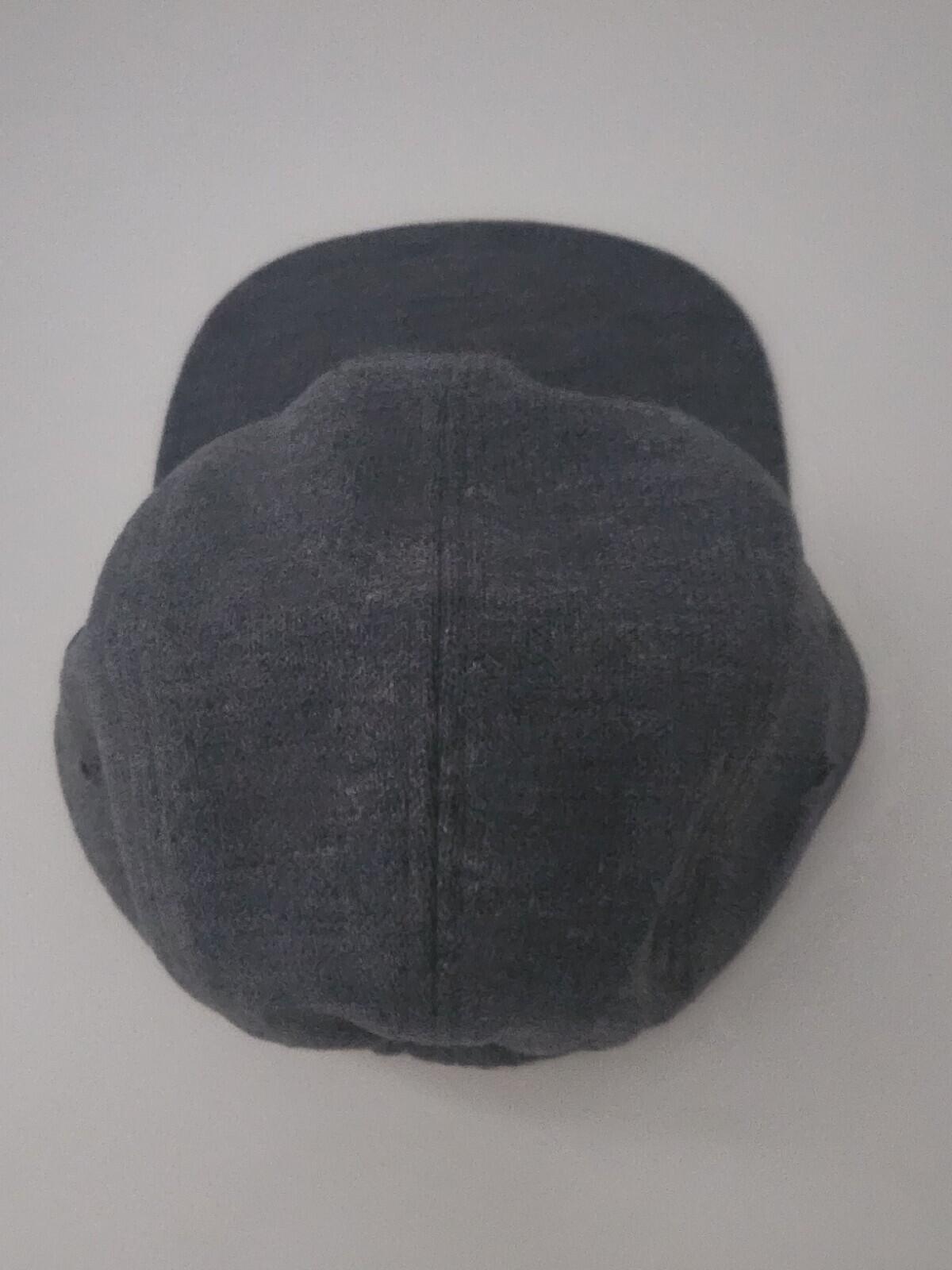 FW14 Supreme Fitted Wool Knit Camp Cap Grey Size M / L