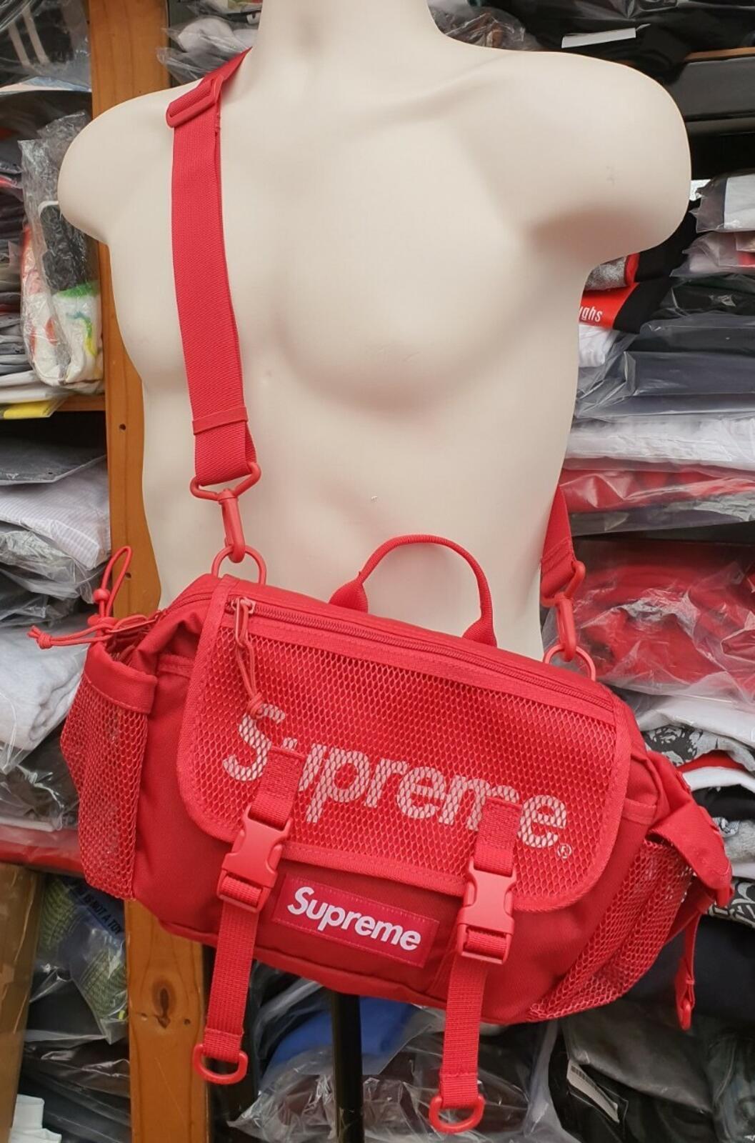 SS20 Supreme Waist Bag Dark Red