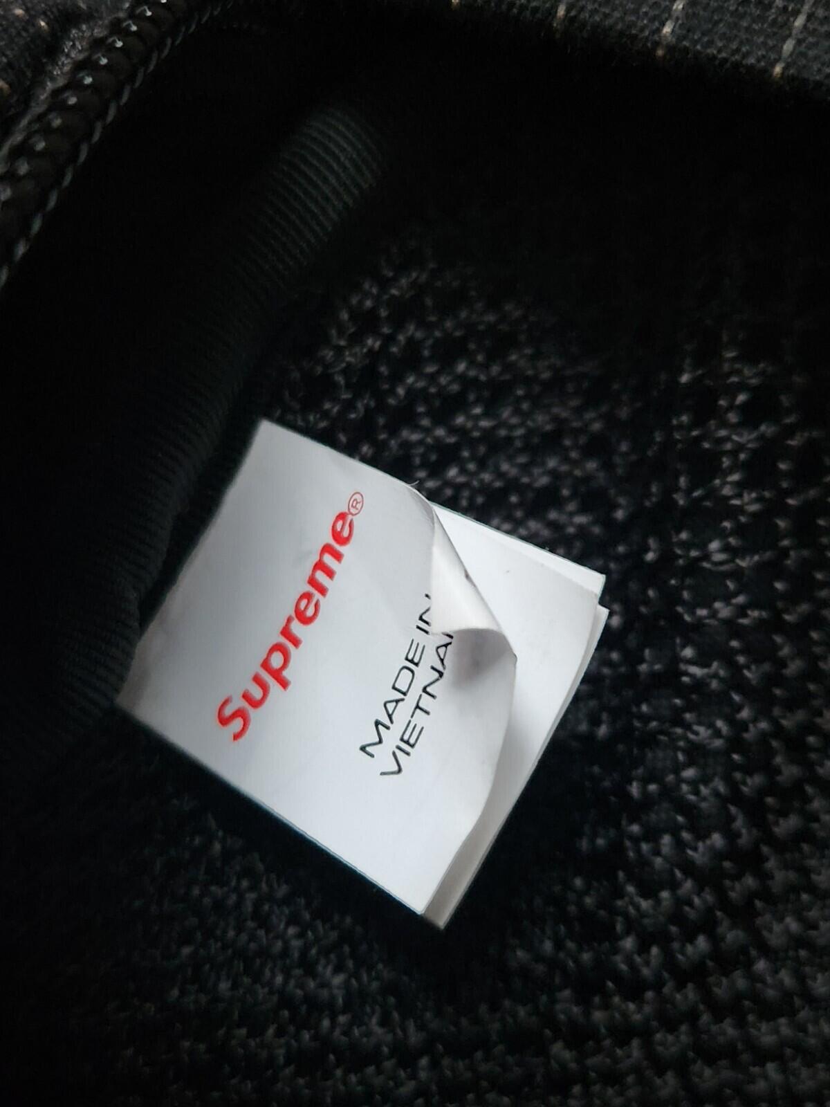 SS24 Supreme waist bag Water resistant Reflective Black Shoulder 3L