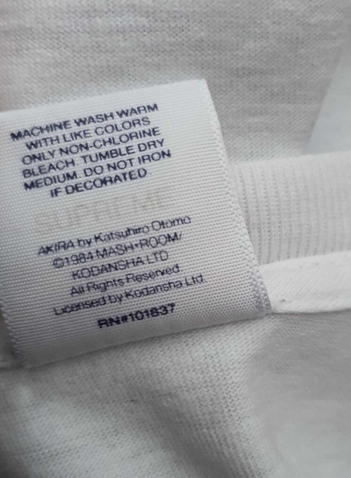 FW17 Supreme x Akira Syringe T-Shirt Weiß Größe L Anime