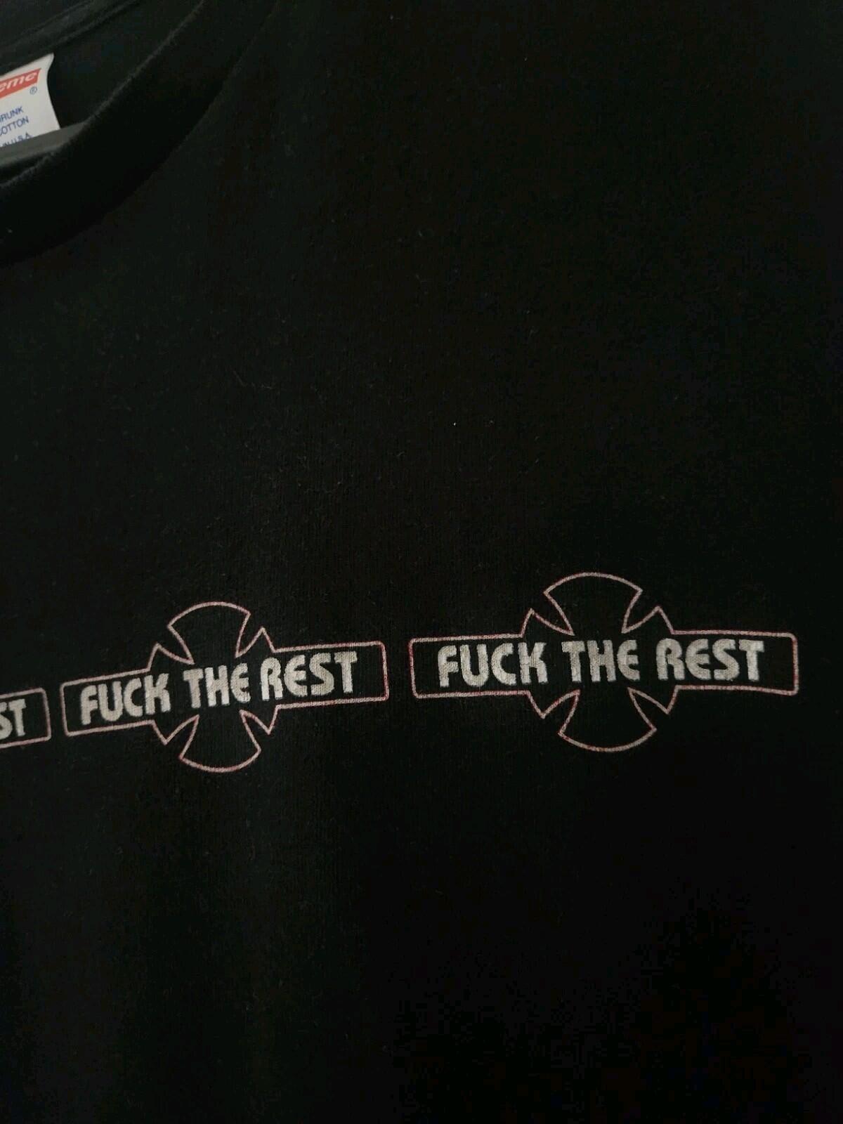 FW15 Supreme x Independent Fuc* The Rest tee XL Black T-shirt Made In USA