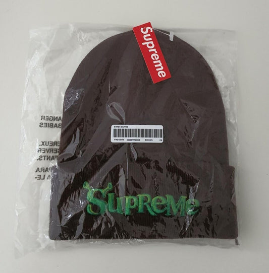 Gorro Supreme Shrek otoño-invierno 2021 marrón Nuevo con etiqueta Gorro sin abrir película