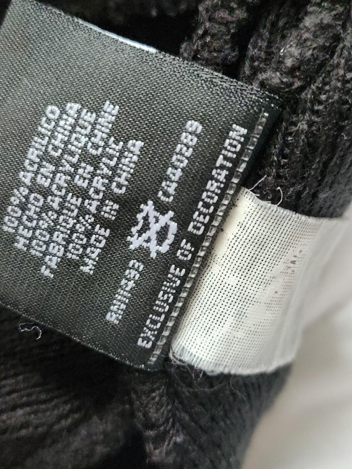 FW14 Supreme New Era Tonal Box Logo Black Beanie Sehr Seltene Mütze Vintage 2014