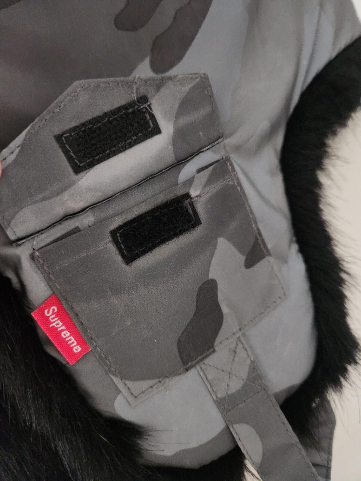 FW18 Supreme Reflective Trooper Gorro de invierno camuflaje de nieve