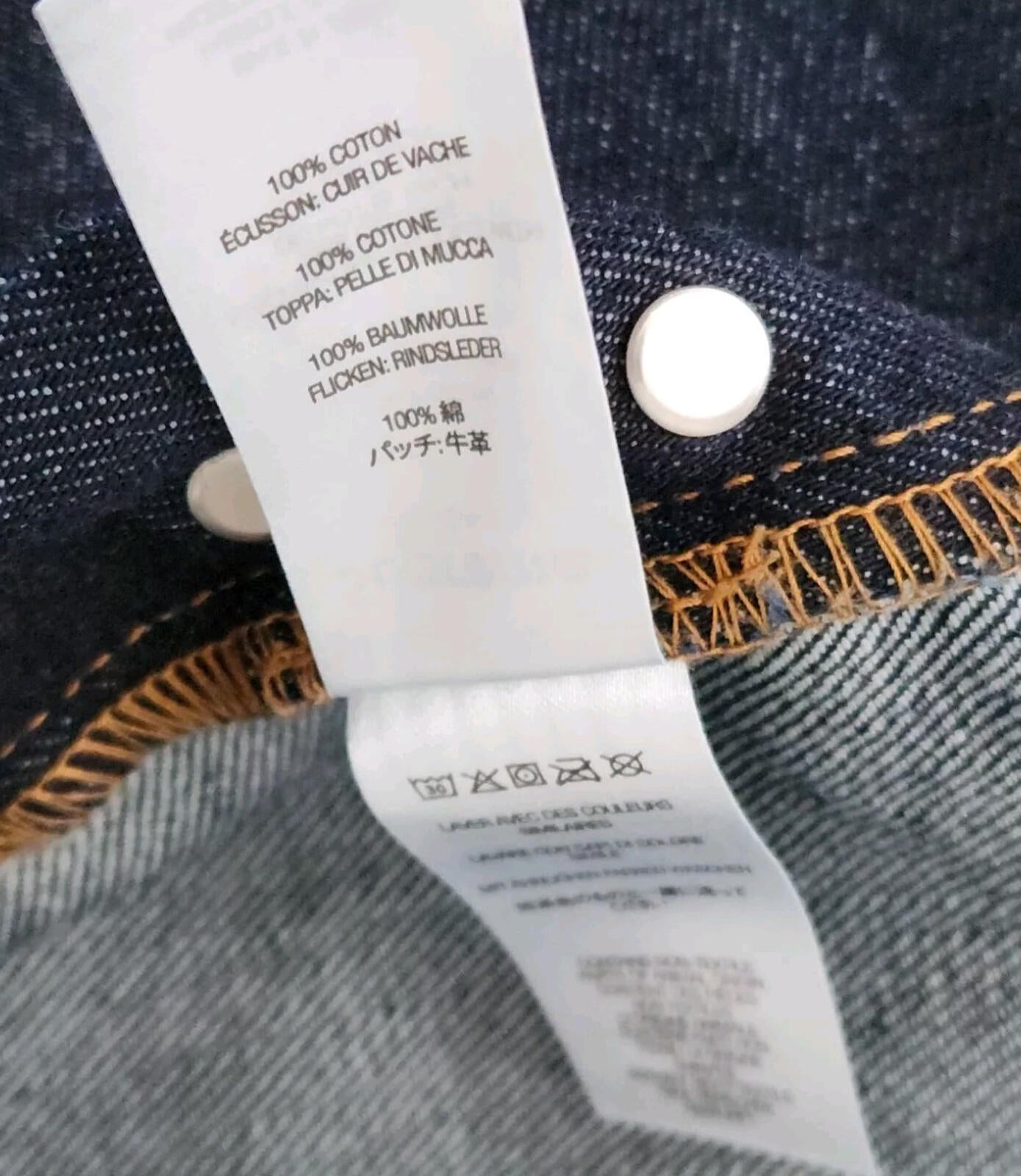 Supreme Indigo Slim Jeans size 32 Jean Made In Japan Trousers W32 L32