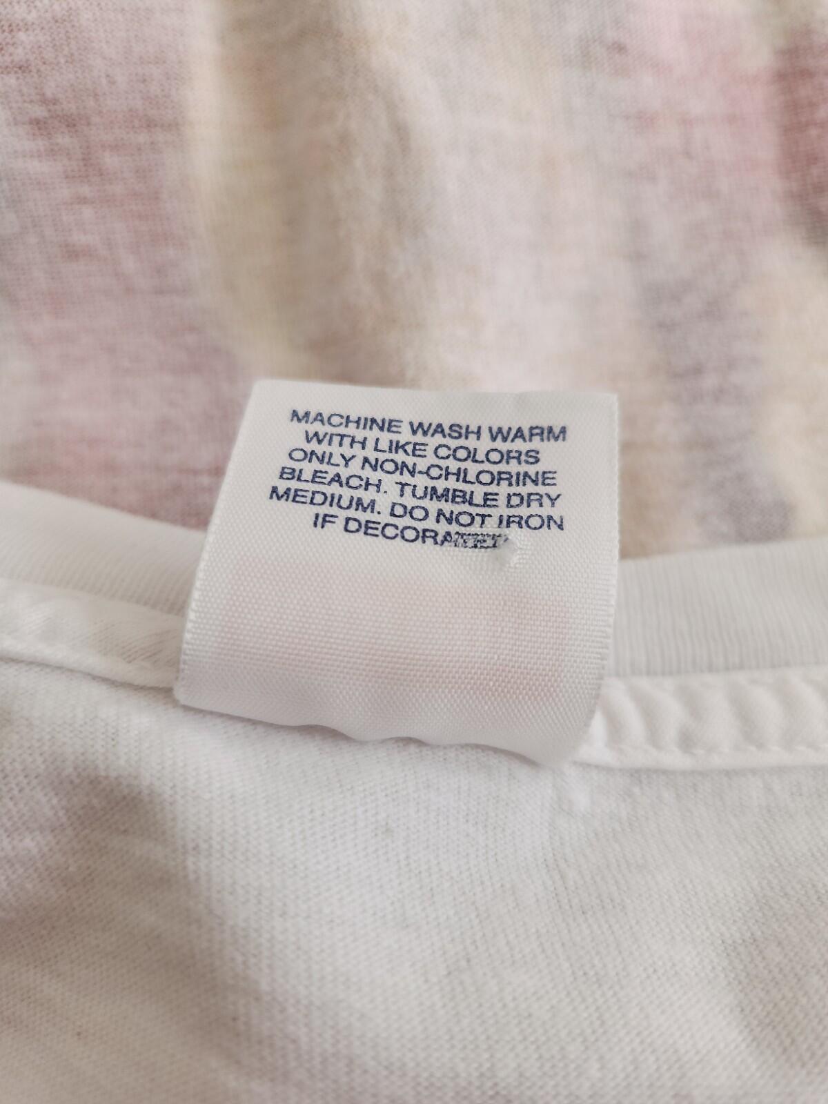 SS14 Supreme Industrial Tee Size L White Vintage T-shirt 014