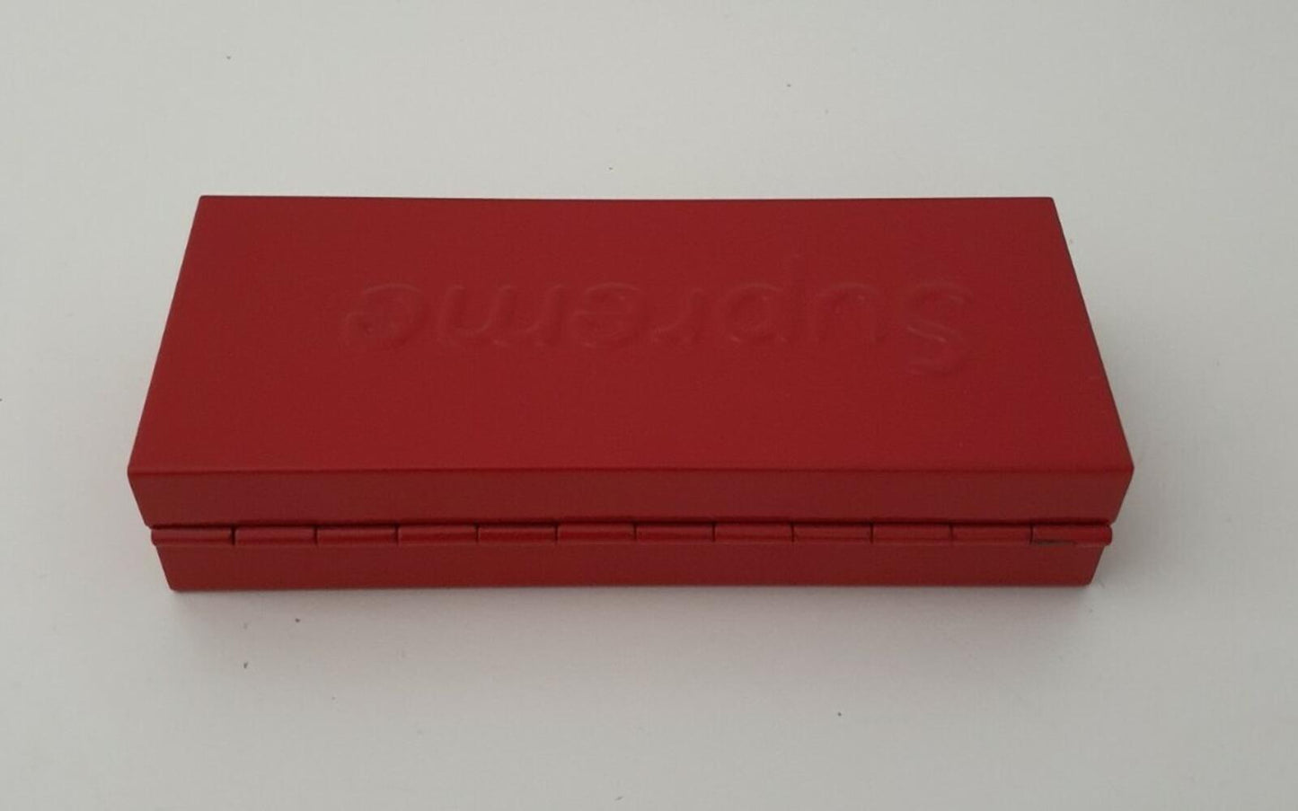 SS09 Supreme small metal box red vintage grail from 2009 Very rare Accessory