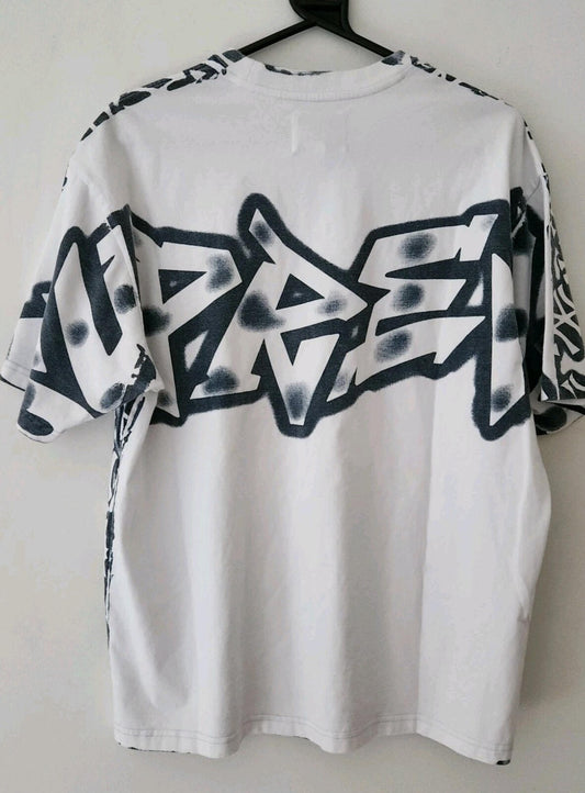 FW21 Supreme New York Yankees Airbrush S/S Top Camiseta blanca talla S pequeña