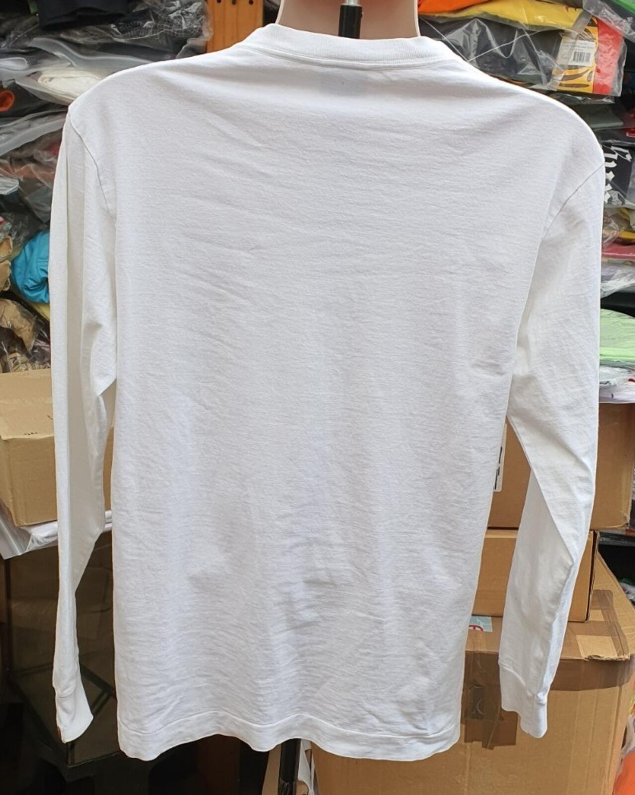 A BATHING APE MAN Longsleeve Tee L/S Tee White Size L BAPE