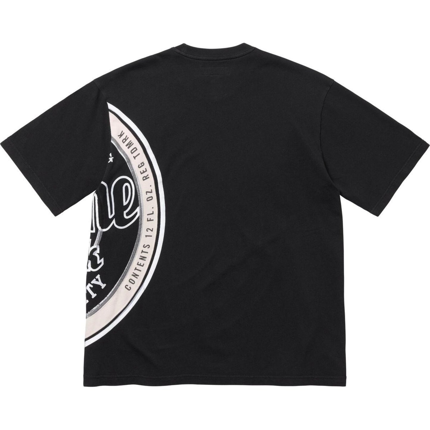SS25 Supreme Lager S/S Top Black Tee size S Small T-Shirt New