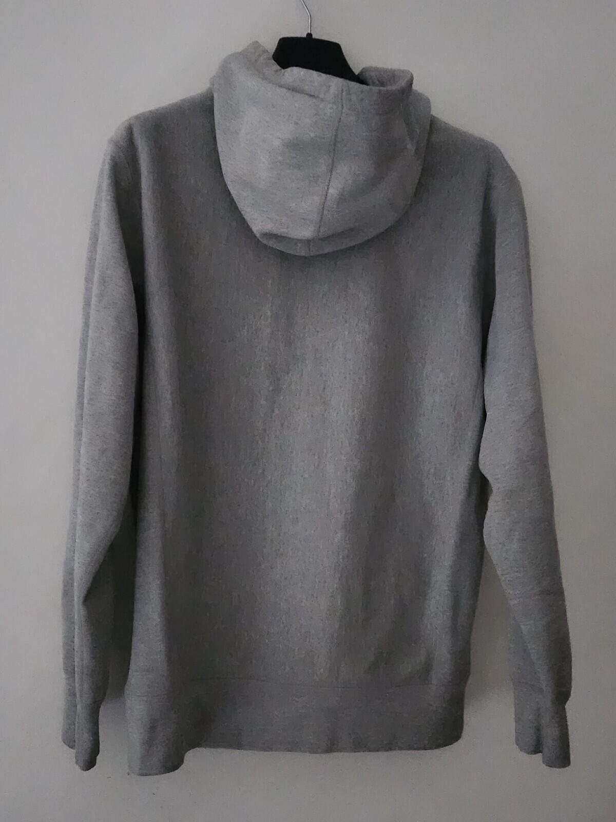 FW16 Supreme 3M Reflective Logo hooded sweatshirt Grey