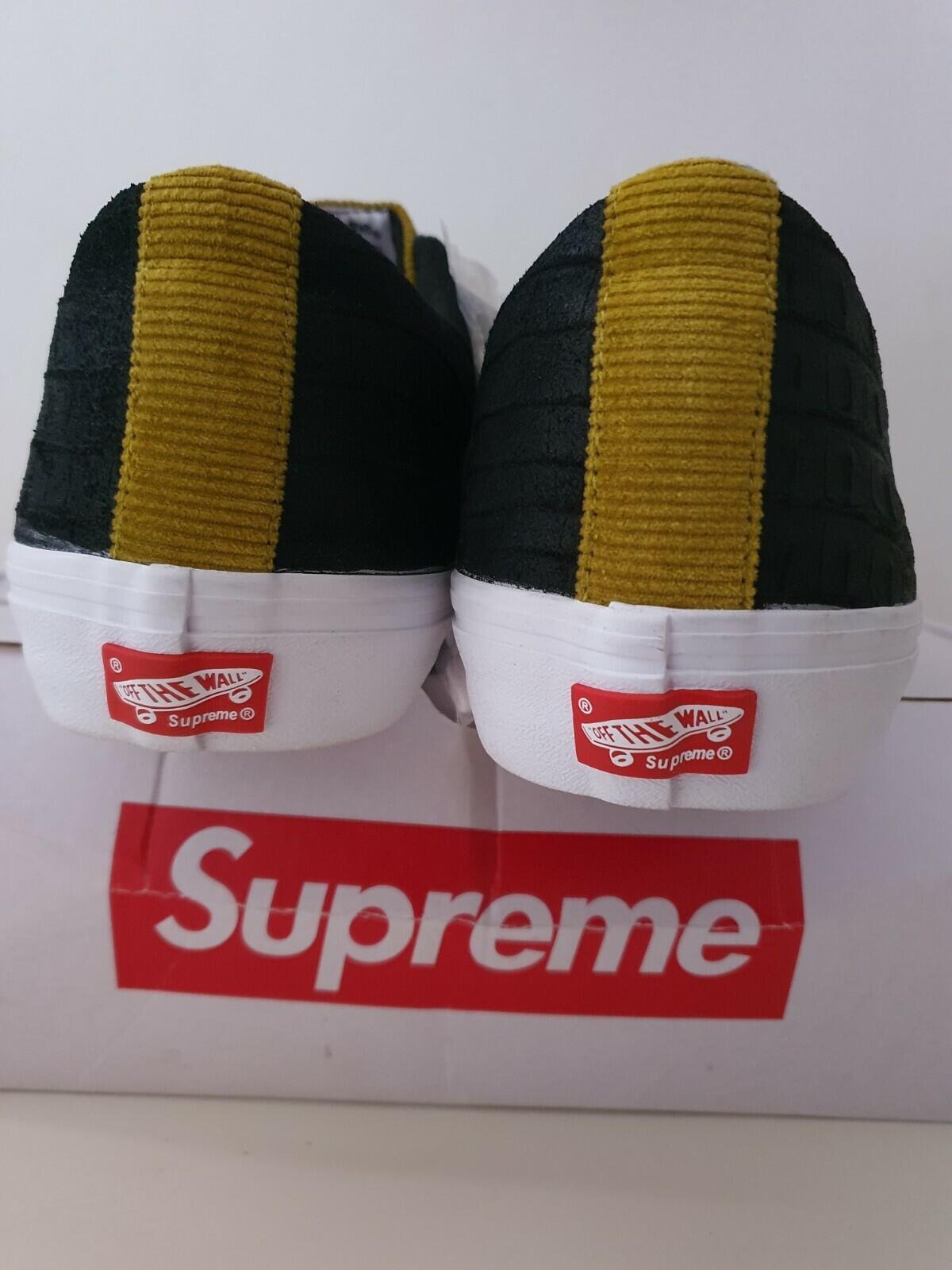 Supreme Vans Lampin Pro Croc Corduroy black / mustard trainers US 12 UK 11 EU 46