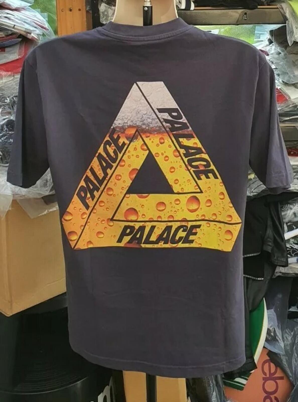 AW20 Palace Tri-lager Tee Größe M Medium Marineblau T-Shirt Triferg