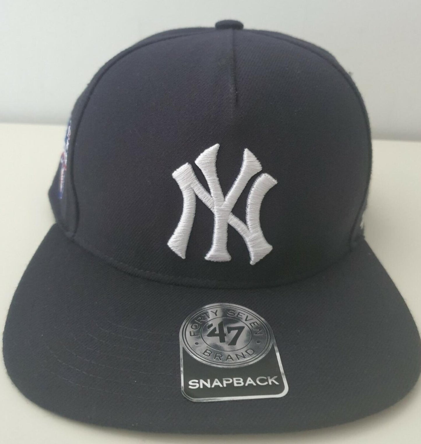 SS15 Supreme x Yankees x 47 brand 5-panel Cap Navy