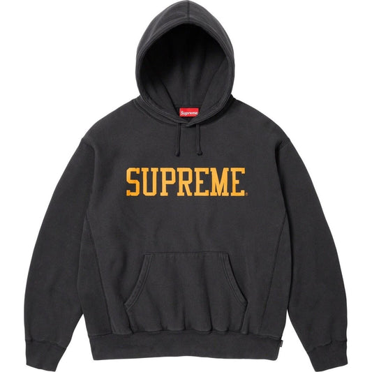 Sudadera con capucha Supreme Varsity FW23 talla S Pequeña Negra