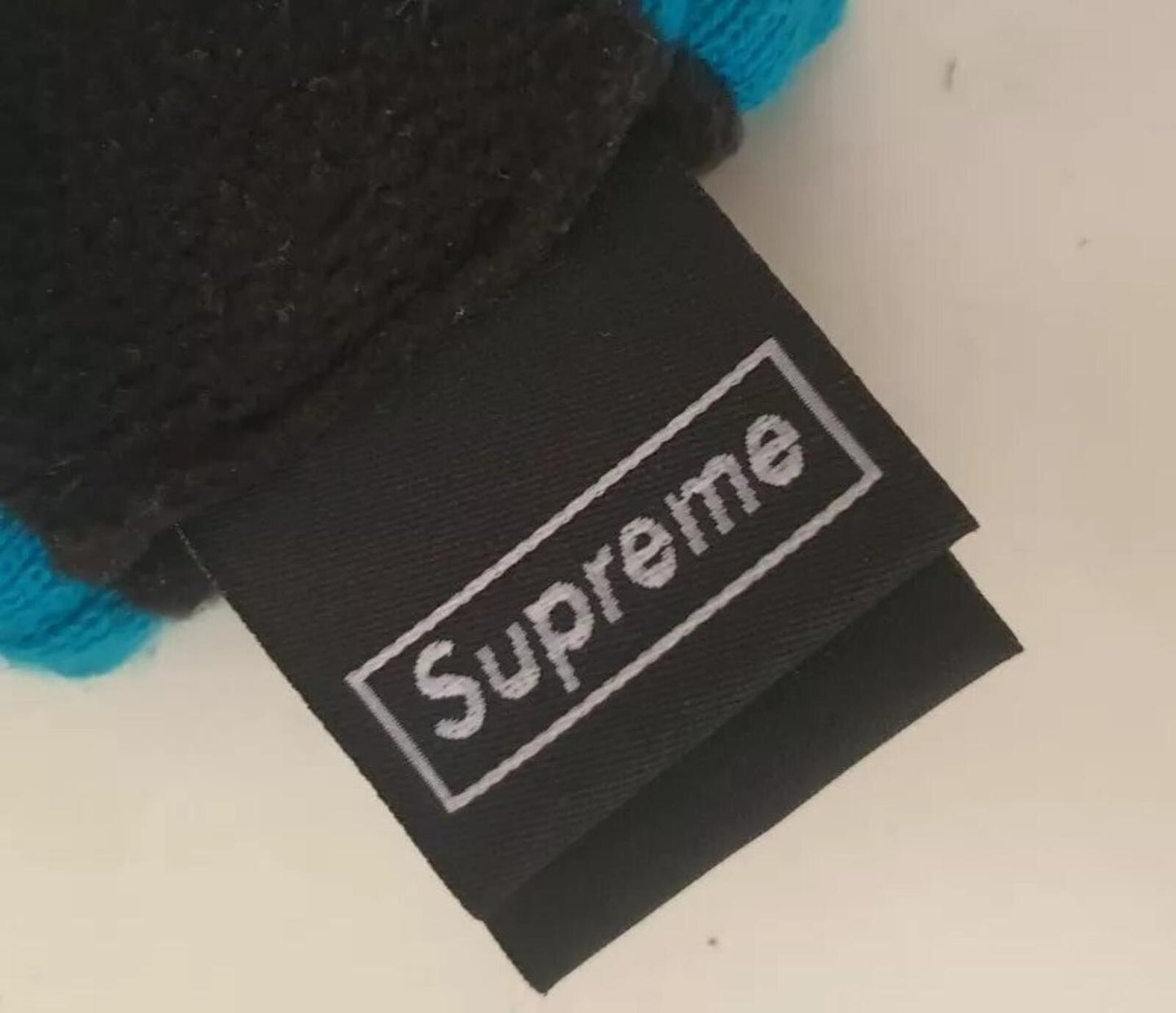 FW17 Supreme New Era Reflective Logo Headband Teal Accessory