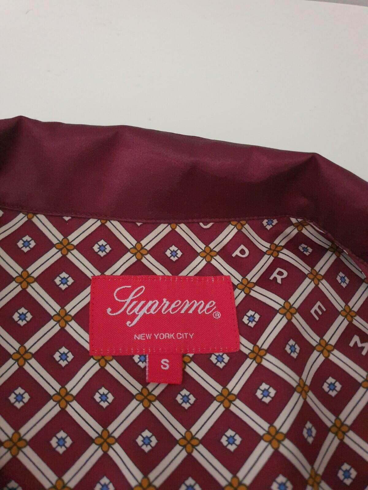 SS20 Supreme Satin Pajama Top Pyjama Burgundy Size S