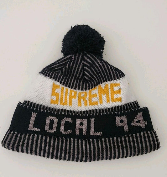 Gorro Beanie FW12 Supreme Local 94 Negro