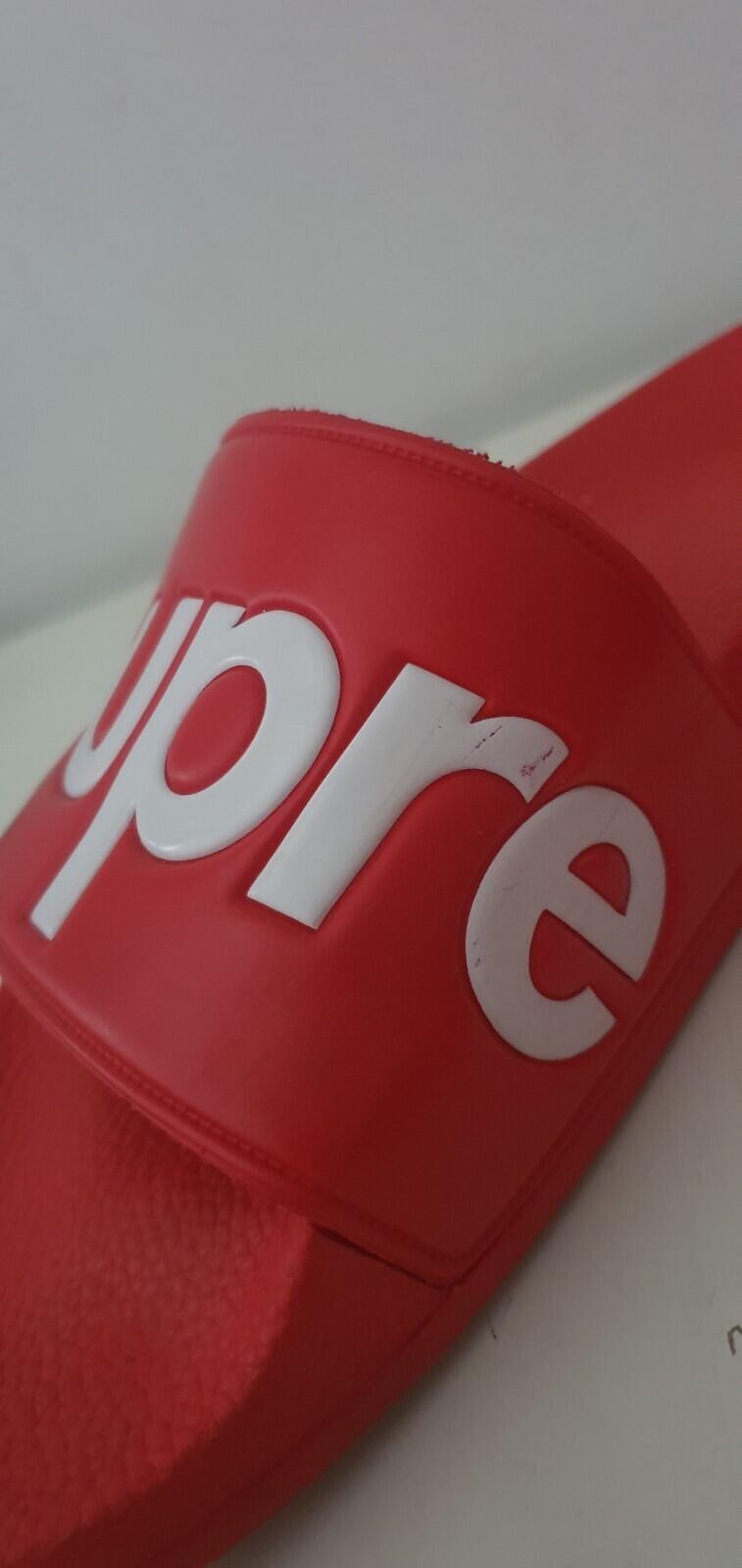 SS14 Supreme Sandalia Roja Talla UK 8 US 9 EUR 42.5