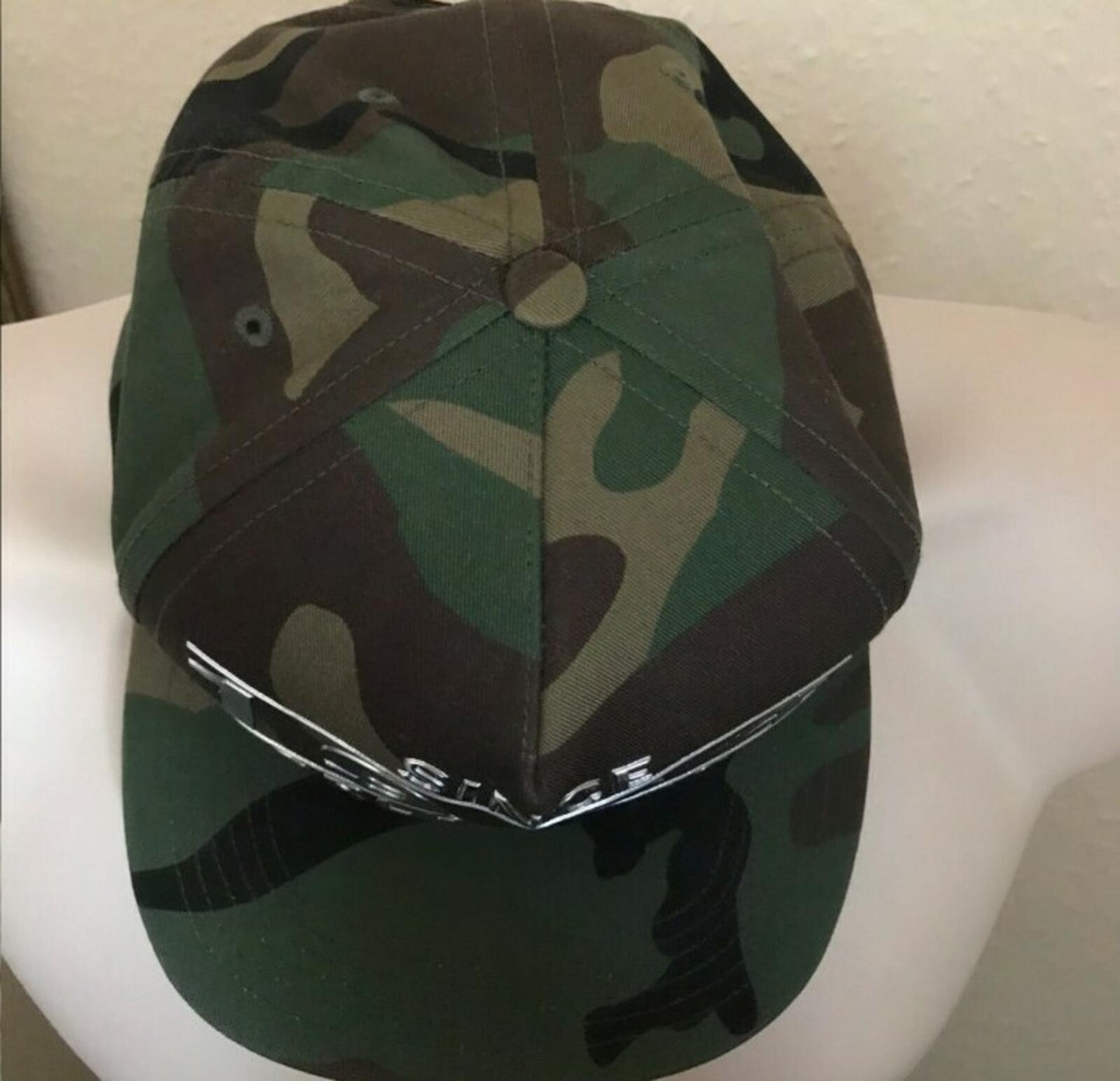 SS16 Supreme Way Back 5-panel Cap Woodland Camo