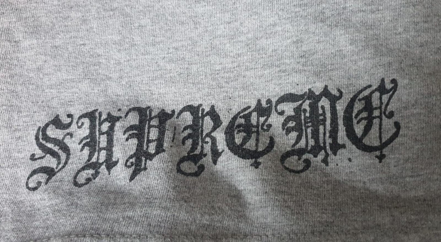 FW13 Supreme Anti Establishment Grey Tee size S Small T-Shirt vintage 2013 Rare