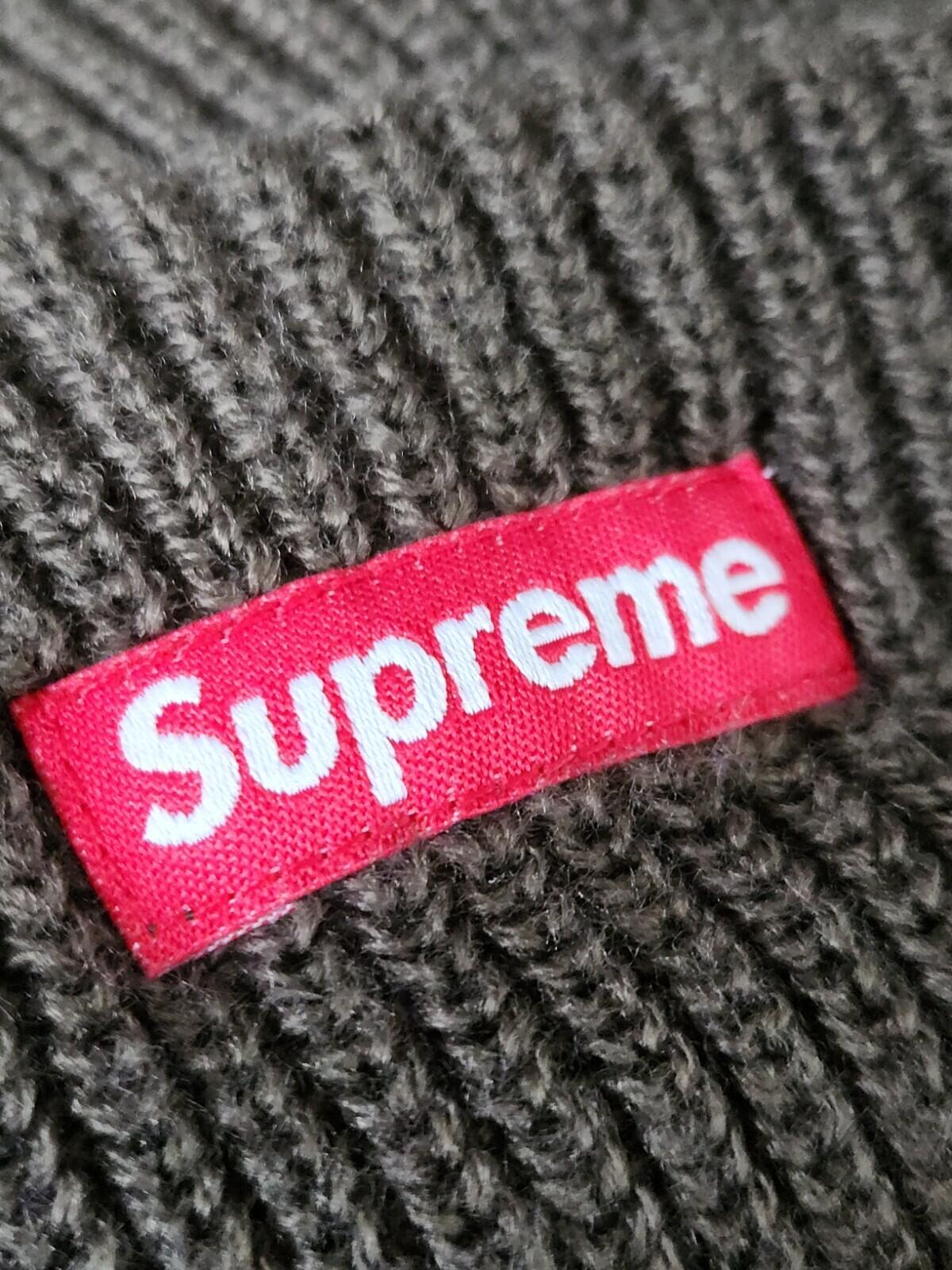 FW18 Supreme GORE-TEX Beanie Olive Waterproof Hat Small Box Logo