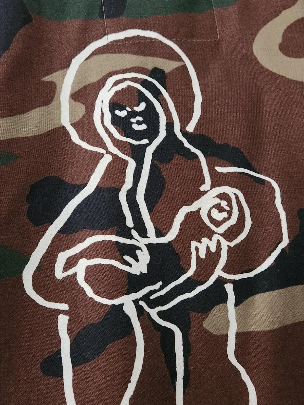 FW12 Supreme x Mark Gonzales M-51 jacket Removable Quilted Woodland Camo Medium