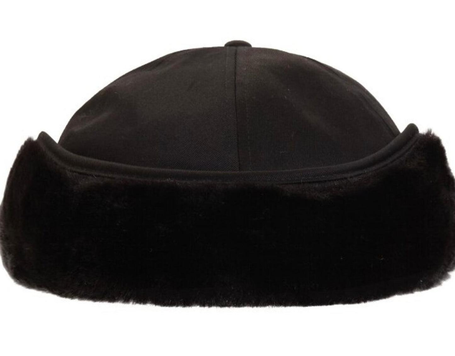 FW19 Supreme Earflap 6-Panel Kappe Schwarz Mütze Größe S/M Adler Neu