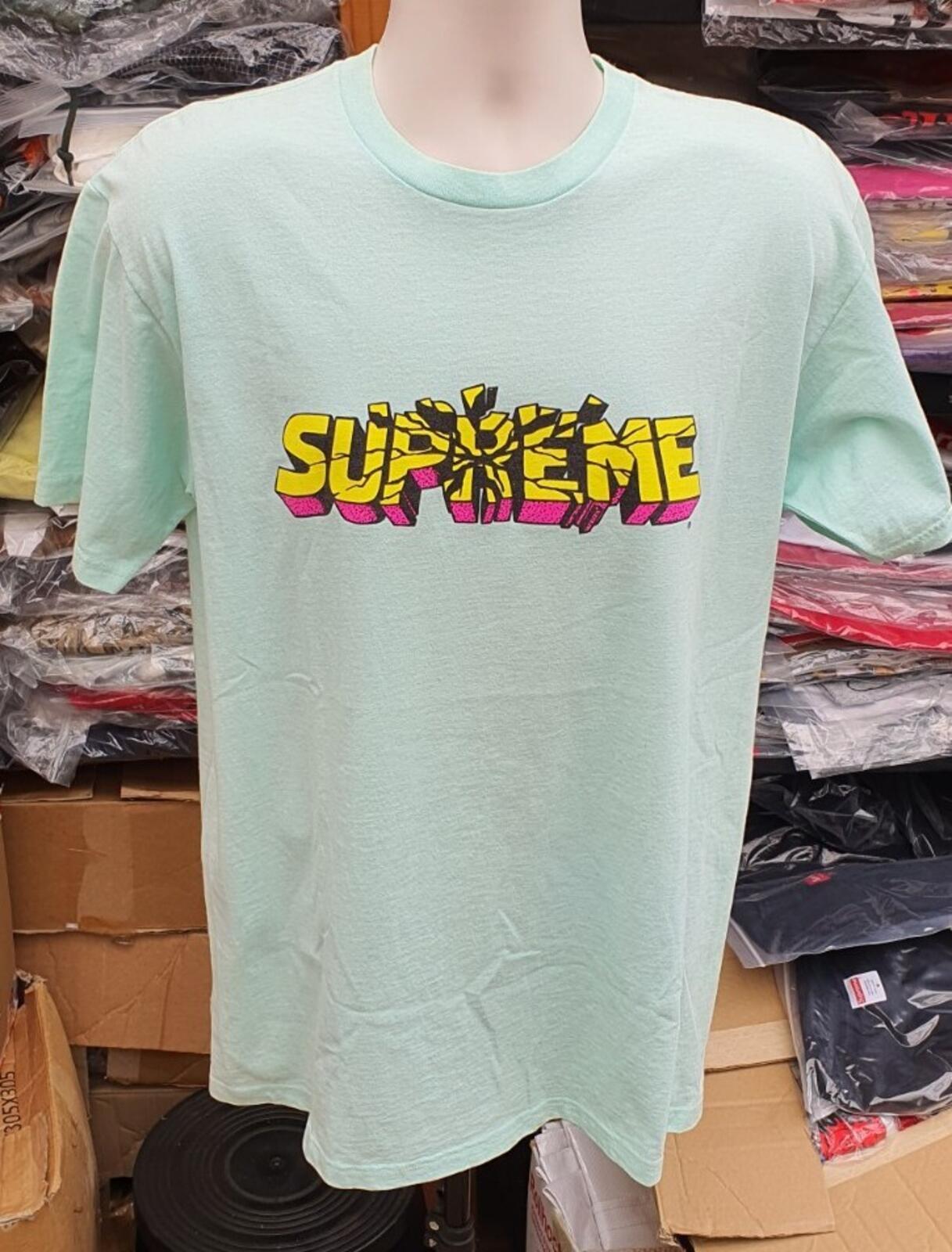 FW08 Supreme Hulk Smash Logo Tee Size L