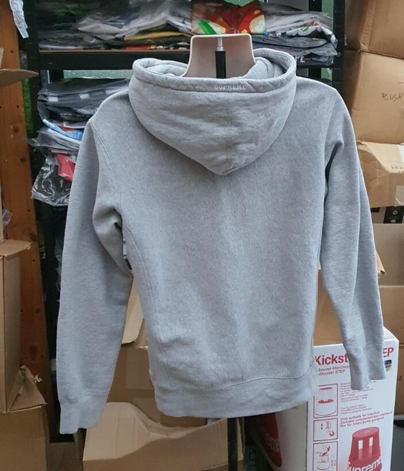 SS16 Supreme AliWarhol Hooded Sweatshirt Heather Grey Größe M Muhammad Ali