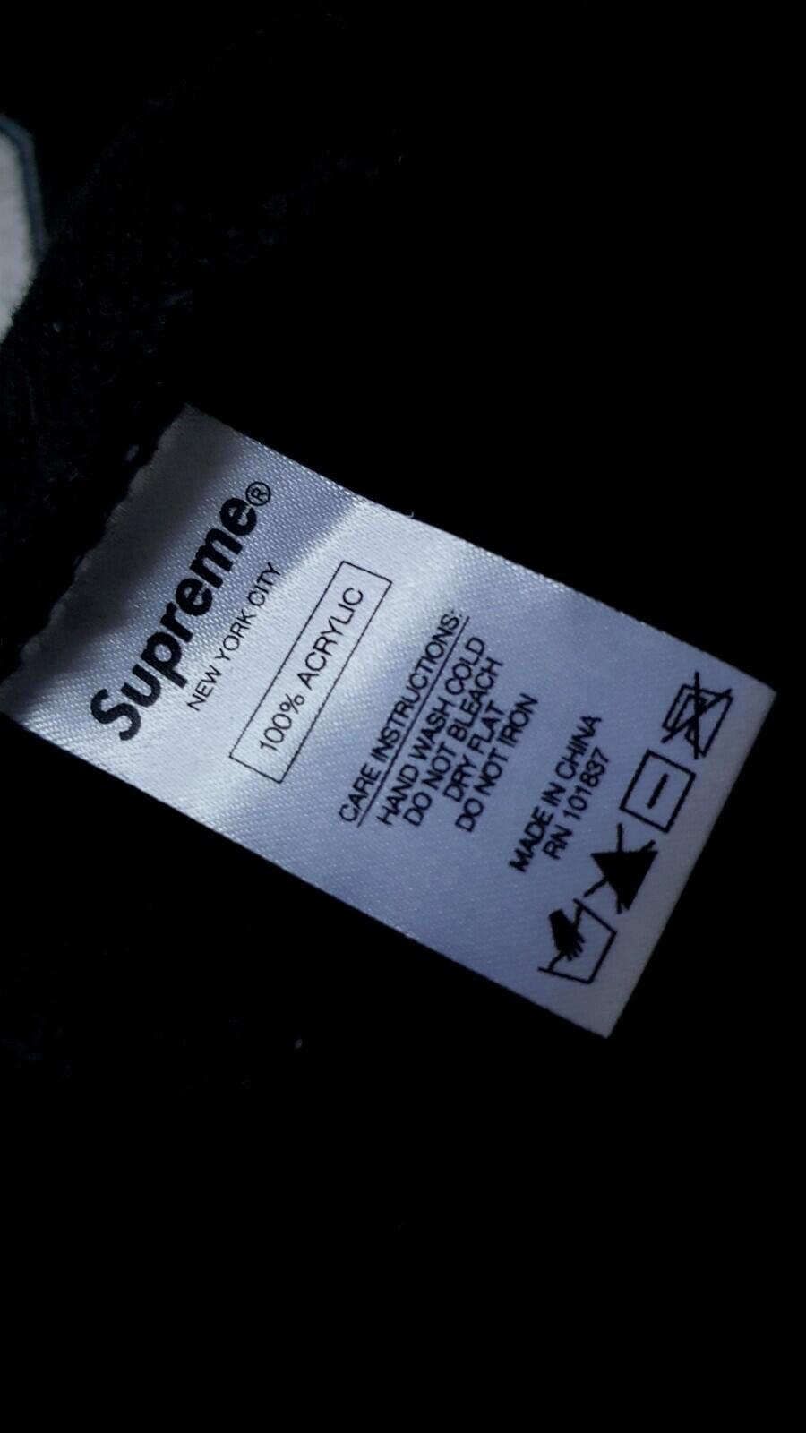 FW16 Supreme The War Report Beanie black Capone-N-Noreaga Hat