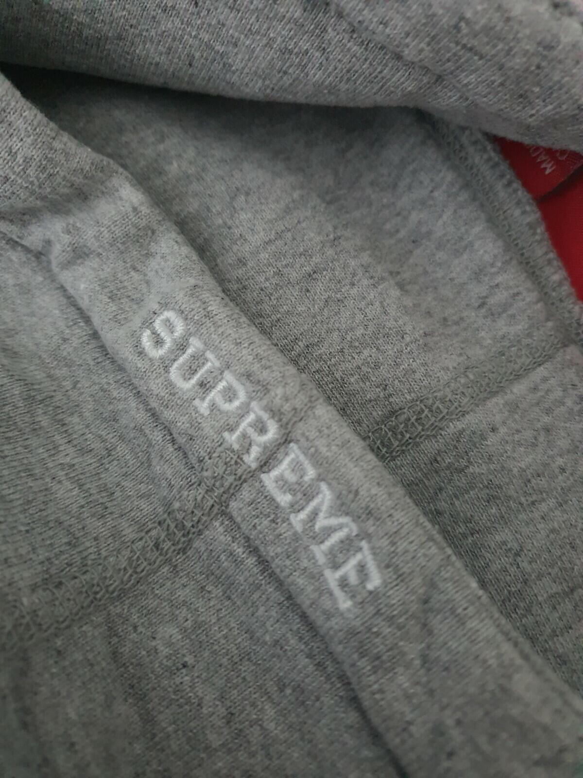 SS20 Supreme S Logo Hooded Sweatshirt  Heather Grey Size M