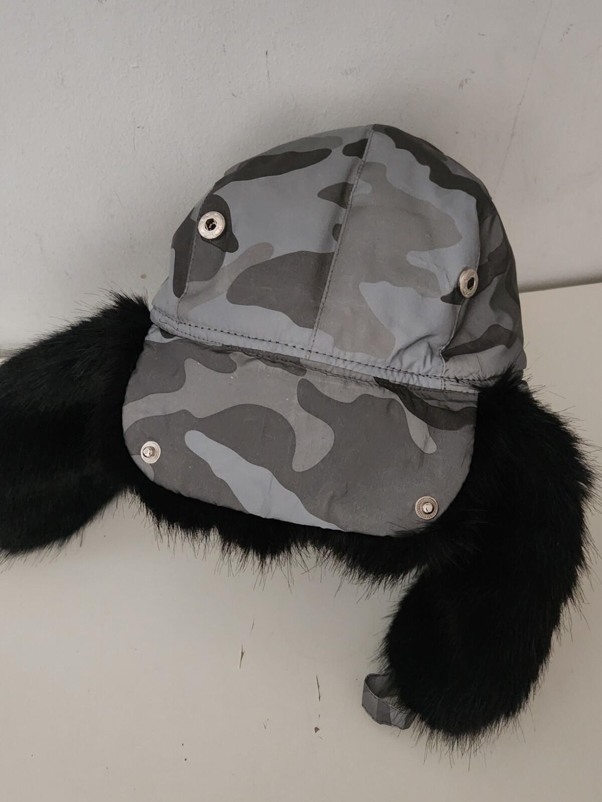 FW18 Supreme Reflective Trooper Gorro de invierno camuflaje de nieve
