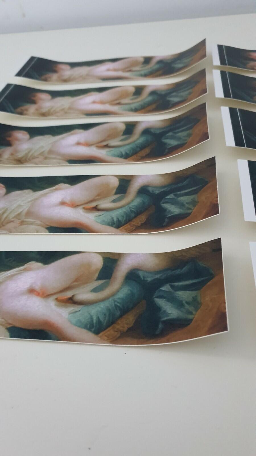 SS19 Supreme Leda and the Swan 10x Box Logo Stickers
