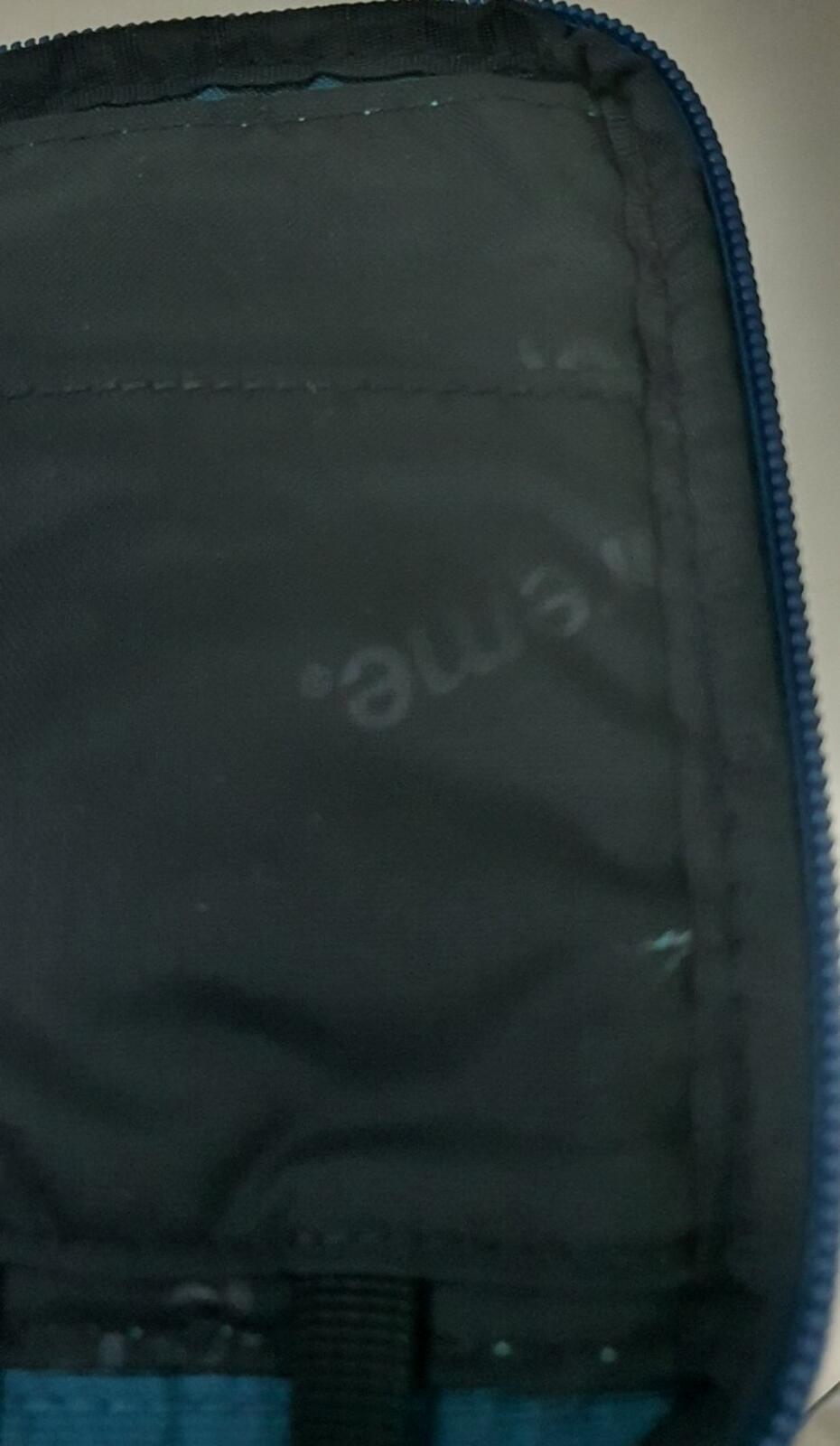 FW19 Supreme dark teal small zip pouch cordura nylon bag Water resistant wallet