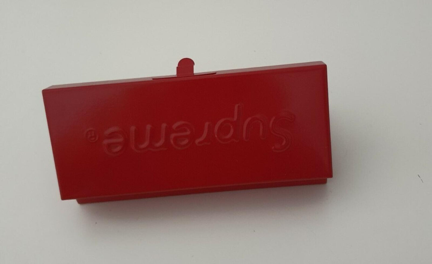 SS09 Supreme small metal box red vintage grail from 2009 Very rare Accessory