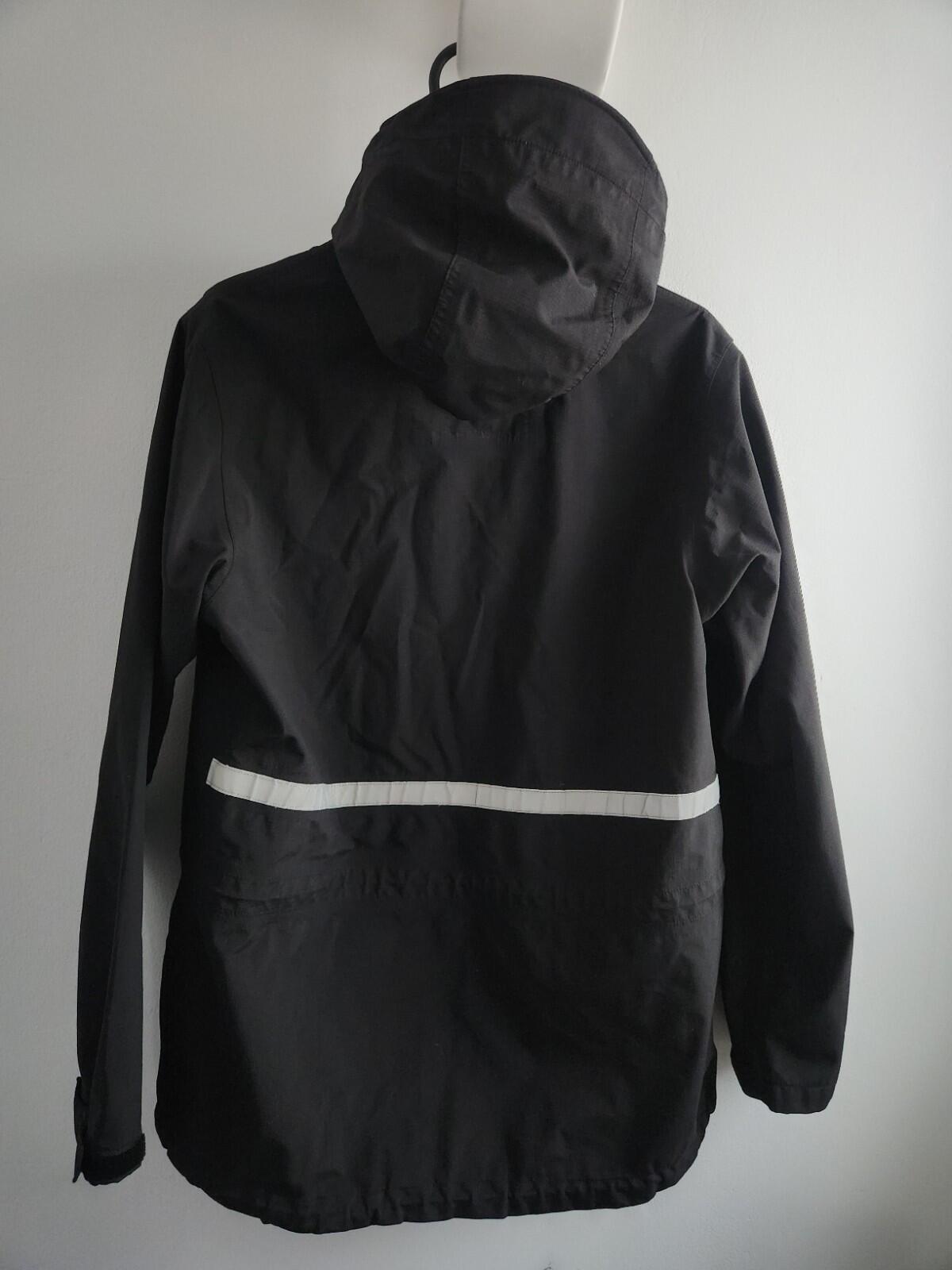 FW14 Supreme Hi Vis Taped Seam Jacket Black Waterproof Breathable Vintage Coat
