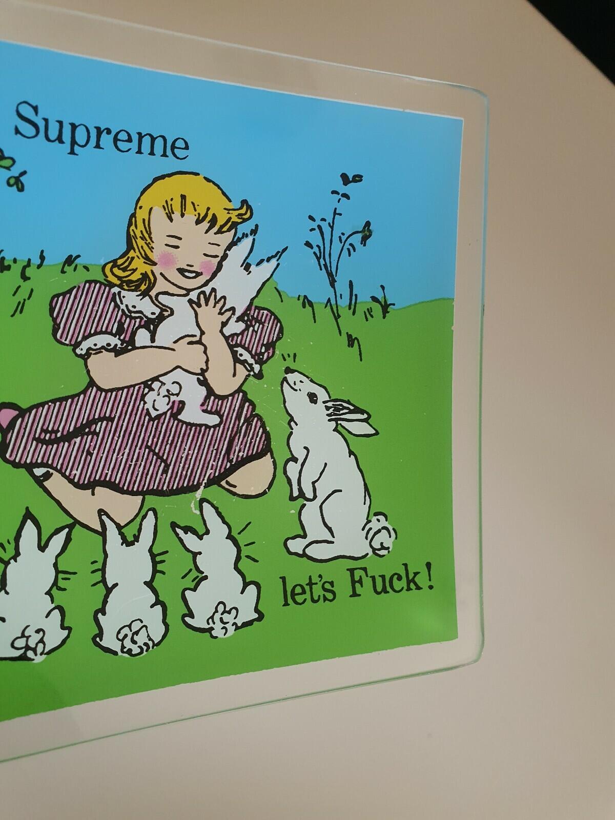 FW16 Supreme Let's F uck ashtray glass tray Accessory