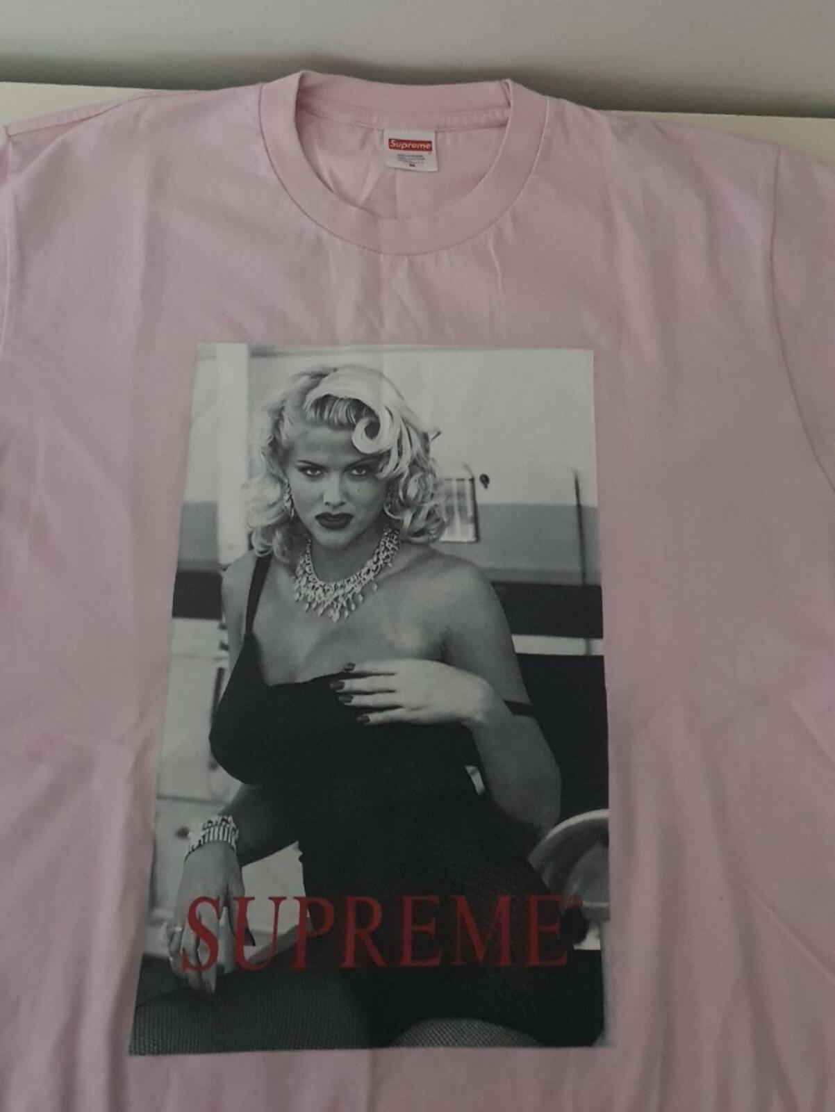 SS21 Supreme Anna Nicole Smith tee Light pink t-shirt size M medium