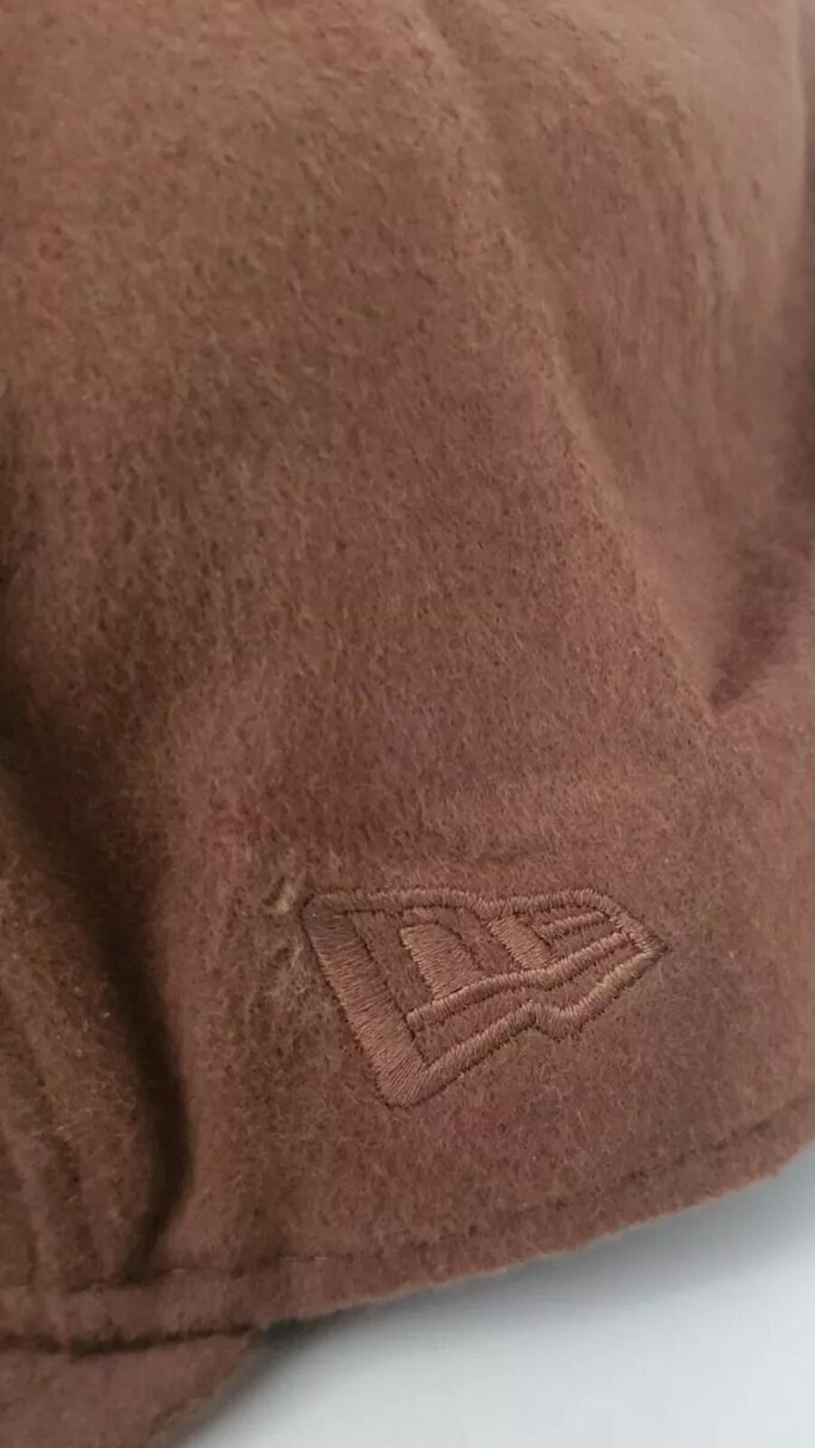 FW11 Supreme Loro Piana Box Logo New Era Hat Wool Brown Size 7 1/2